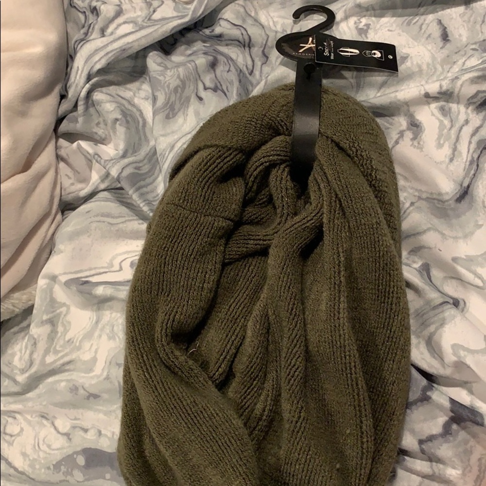 Olive green scarf